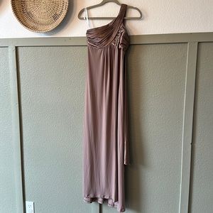 David’s Bridal Bridesmaid Dress Style# F13185 One Shoulder